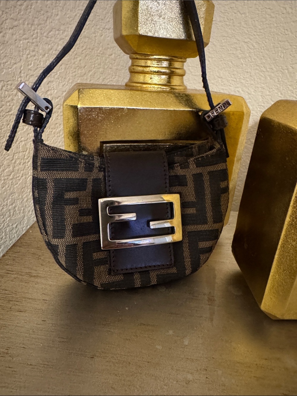 Authentic  Fendi Mini Baguette